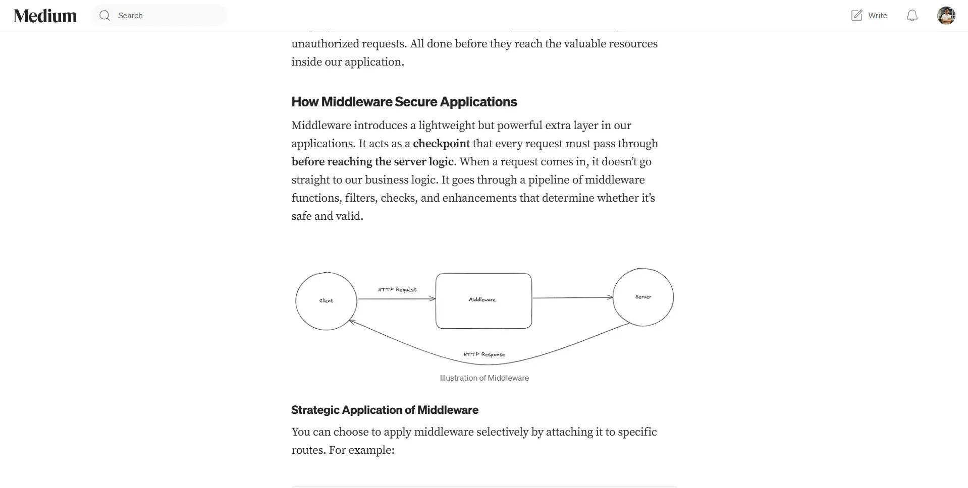 Middleware and Security in Express.js